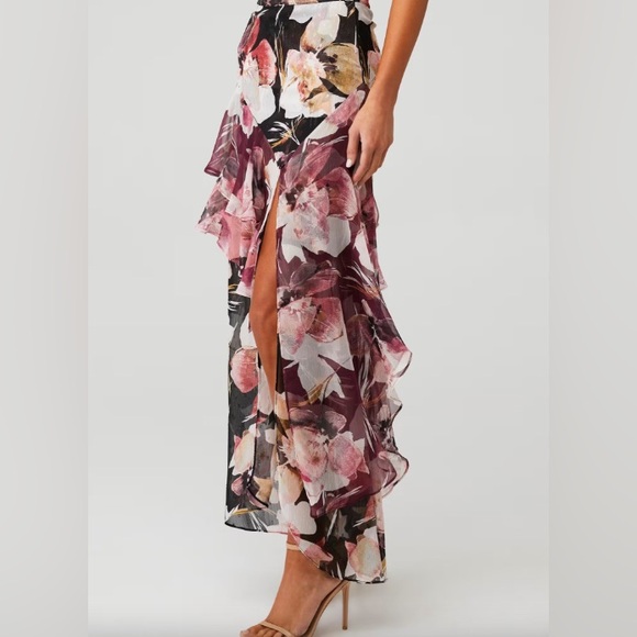 MISA Los Angeles Franca Skirt in Flora Tropical Mix (XXS) - Picture 8 of 11